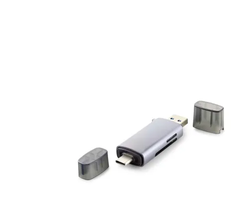 Card Reader Usb3.0 + Type-C All In One Gri HDX7031