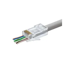 Cat5 Konnektör Ez Rj45 100Lü Paket Şeffaf HDX5044