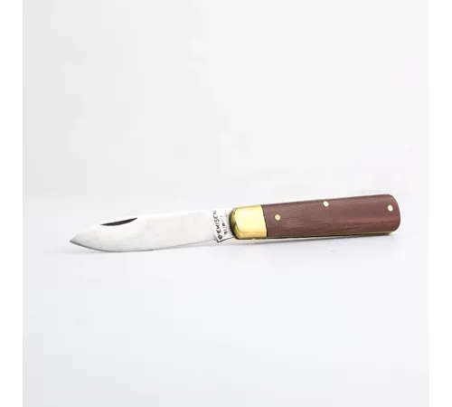 Cemil Erişen Bursa Çakı No:1 - 15,5 cm , Ahşap Sap, Perçinli, Tek Sarı