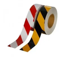 Çift Renk Reflektif Bant 100mm x 23mt