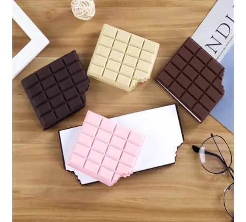 Çikolata Görünümlü Kokulu Not Defteri