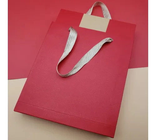 Çizgili Defter Ve Metal Kalem Seti Kırmızı