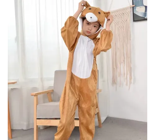 Çocuk Ayı Kostümü - Maymun Kostümü 2-3 Yaş 80 cm