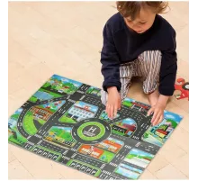 Çocuk Oyun Matı - Mutlu Şehir Hayatı