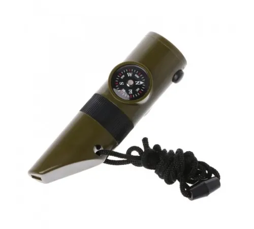 Çok Fonksiyonlu Askeridüdük Pusula Termometre Ile Led Işık