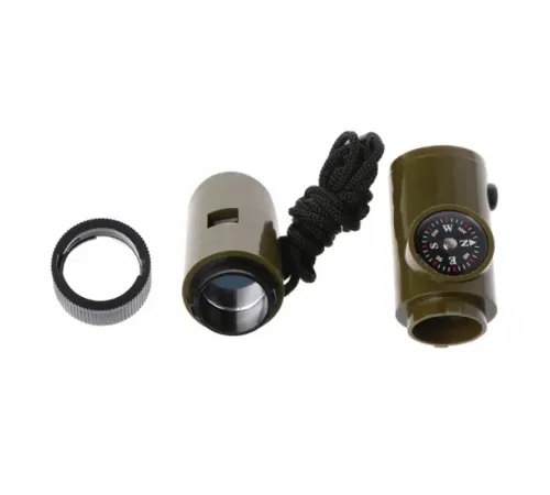 Çok Fonksiyonlu Askeridüdük Pusula Termometre Ile Led Işık