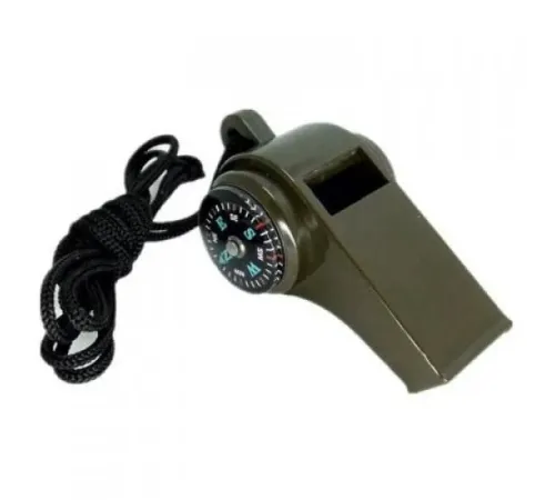 Çok Fonksiyonlu Düdük Pusula Kamp Termometre Acil Survival Dişli Düdük