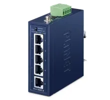 Compact Industrial 5-Port 10/100/1000T Ethernet Switch (-40~75 degrees C)