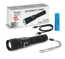 Cree TG Led 1000 Lümen Göstergeli Fonksiyonel El Feneri Wt-732