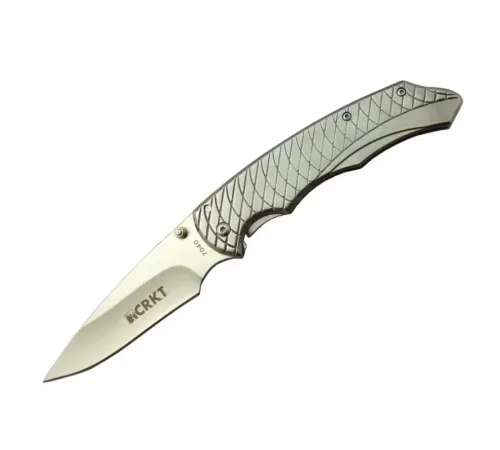 Crkt 7040 WY Kamp Çakı 22 cm - Metal Saplı, Kılıflı, Kutulu