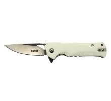 Crkt Muskie 202 AWY Beyaz Kamp / Outdoor Çakı 18cm - Yarı , Kutulu