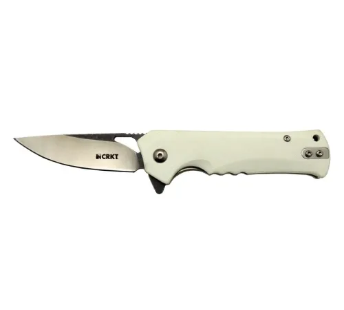 Crkt Muskie 202 AWY Beyaz Kamp / Outdoor Çakı 18cm - Yarı , Kutulu