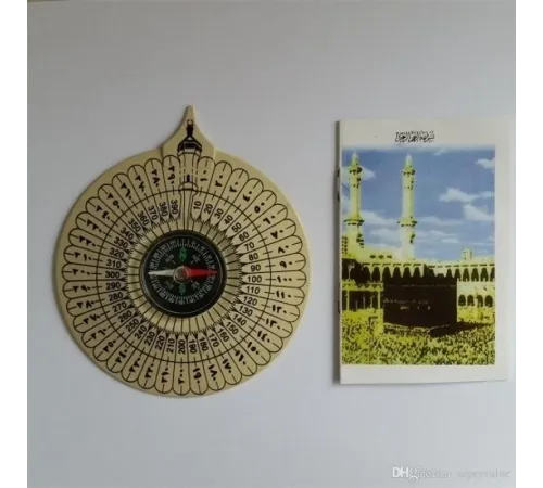 Cüzdan Şeklinde Kıble Tayini İçin Pusula