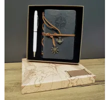 Defter Ve Kalem Kutulu Set Gri