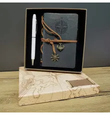 Defter Ve Kalem Kutulu Set Gri