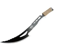 Dekoratif Azrail Kılıcı 70 cm, Hasır İp Saplı, Keskin Değildir