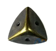 Dekoratif, Kutu, Sandık Köşesi - 45x28 mm, Büyük, Antik, 1 Adet