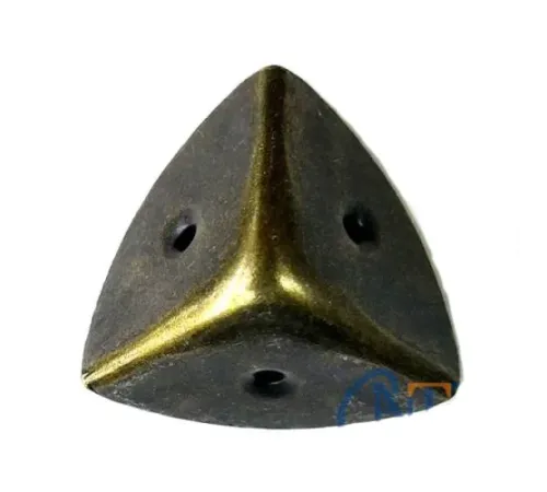 Dekoratif, Kutu, Sandık Köşesi - 45x28 mm, Büyük, Antik, 1 Adet