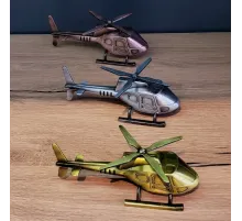 Dekoratif Metal Helikopter