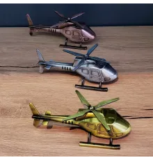 Dekoratif Metal Helikopter