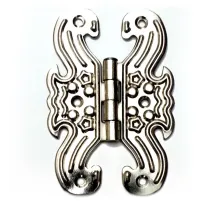 Dekoratif Sac Menteşe - Büyük, Nikel, 100 Adet