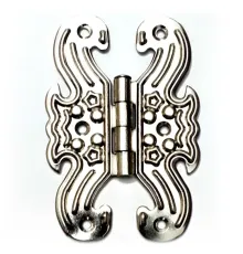 Dekoratif Sac Menteşe - Büyük, Nikel, 100 Adet