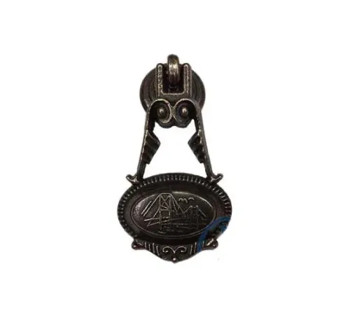 Dekoratif Zamak Sarkaç Küçük Kulp - 30x63mm, Eskitme, 1 Adet