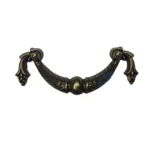 Dekoratif Zamak Üzümlü Kulp - 64mm, Antik, 1 Adet