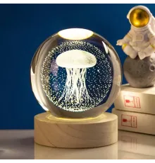 Deniz Anası Işıklı Cam Küre