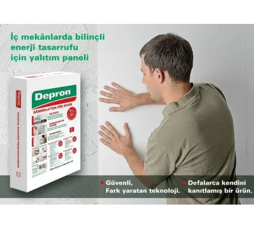 DEPRON G6mm Yalıtım Malzemesi Levha 80cm x 125cm