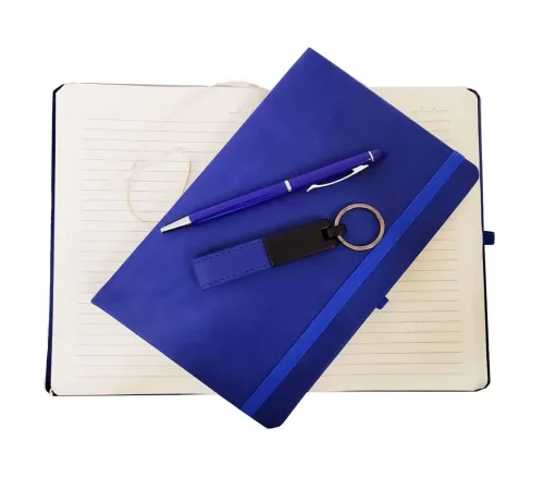 Deri Defter Anahtarlık ve Tükenmez Kalem