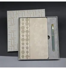 Deri Defter Ve Kalem Set