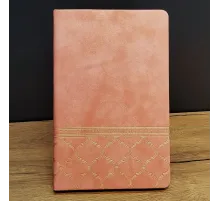 Desenli Deri Defter Somon