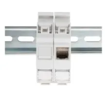 Digitus 1 x Keystone Modül için DIN-Ray Adaptörü, IP20, etiket ve toz alanı mevcut<br>
Digitus DIN-Rail Adapter IP20 for DIGITUS® Keystone Module
