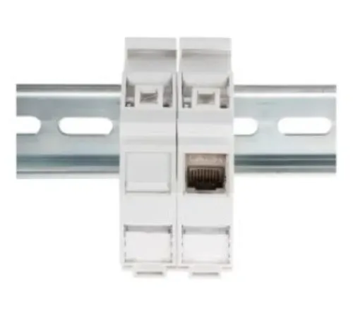 Digitus 1 x Keystone Modül için DIN-Ray Adaptörü, IP20, etiket ve toz alanı mevcut<br>
Digitus DIN-Rail Adapter IP20 for DIGITUS® Keystone Module