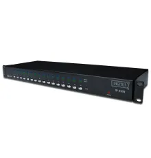 Digitus 16 Port PS/2 - USB KVM on the NET™, 1 Lokal 1 Uzak Kullanıcı Erişimi