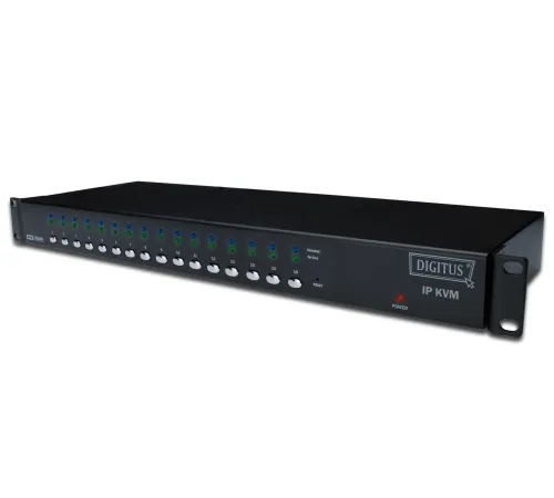 Digitus 16 Port PS/2 - USB KVM on the NET™, 1 Lokal 1 Uzak Kullanıcı Erişimi