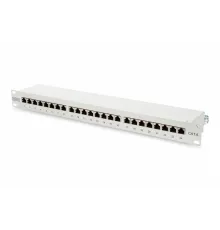 Digitus 19 Inch 24 port CAT-6 FTP Patch Panel, Zırhlı