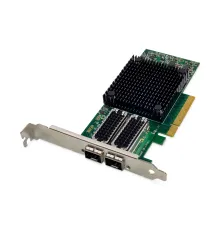 Digitus 2 port 25G SFP28 PCI Express Ethernet Kartı, Mellanox çip takımı<br>
Digitus Dual-Port 25 Gigabit Ethernet Network Card, SFP28, PCI Express, Mellanox chipset