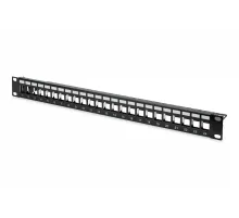 Digitus 24 Port Boş Patch Panel, Zırhlı, 1U Yüksekliğinde, Siyah Renk<br>
Digitus Modular Patch Panel, Shielded, 24-port, blank, 1U, rack mount, color black (RAL9005)