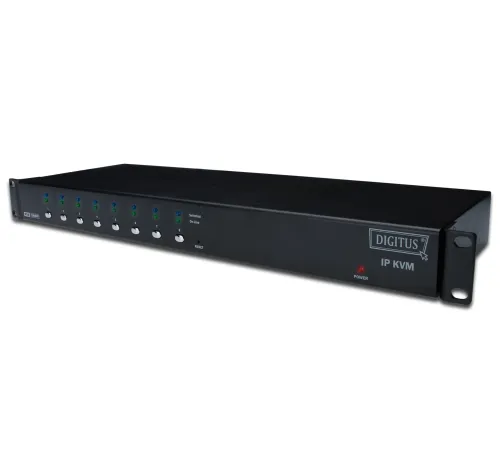 Digitus 8 Port PS/2 - USB KVM on the NET™, 1 Lokal 1 Uzak Kullanıcı Erişimi