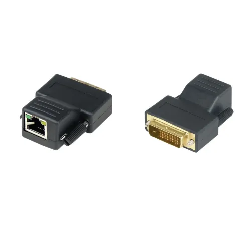 Digitus Cat 5 DVI Sinyal Uzatma Cihazı, 70 metre, 1920 x 1200 @ 60 Hz<br>
Digitus DVI Video Extender over Cat5 up to 70m (CAT5, UTP), max. res. 1920X1200@60Hz