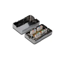 Digitus CAT 6 Kablolara Ek Yapmak için Kutu, LSA, Ekranlı/Zırhlı