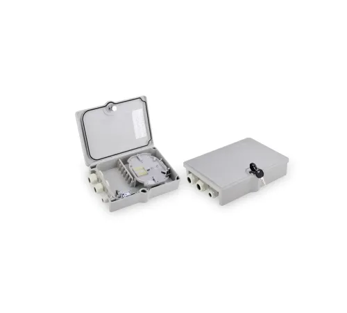 Digitus Dış Mekan Fiber Optik Sonlandırma Kutusu/Splice Box, 6 x SC/DX Adaptör/Coupler için, IP65<br>
Digitus Outdoor FTTH Box for 6x SC/DX adapter, IP65