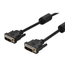 Digitus DVI-D Bağlantı Kablosu, DVI-D (18+1) Erkek - DVI-D (18+1) Erkek, 2x Ferrite Kömürlü, 3 metre, UL, AWG 30, siyah<br>
Digitus DVI connection cable, DVI(18+1), 2x ferrit M/M, 3.0m, DVI-D Single Link, bl