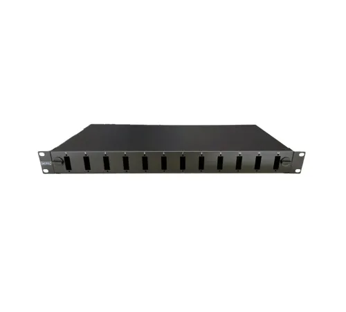 Digitus Fiber Optik Splice Panel, kilit mekanizmalı, 12 x SC DX, 1U<br>Digitus Fiber Optic Splice Panel, quick lock, 12 x SC DX, 1U