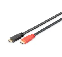 Digitus HDMI High Speed Bağlantı Kablosu (HDMI 1.3), 1080p, HDMI tip A Erkek - HDMI tip A Erkek, 20 metre, CU, AWG28, 2x zırhlı, amplifikatörlü, UL, altın kaplama, siyah renk<br>
Digitus HDMI High Speed Connection Cable, type A, with Amplifier, M/M,