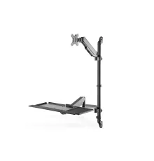 Digitus İş İstasyonları İçin Stant<br>
Duvara Çubuk Kanalıyla Monte Edilir<br>
Siyah Renk<br>
Yük Kapasitesi: 1-8 kg<br>
Maksimum Ekran Boyutu: 43 cm (17 inç)-81 cm (32 inç) <br> 
Digitus Sit-Stand Workstation wall single mou