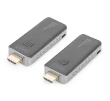 Digitus Kablosuz HDMI Sinyal Uzatma Seti, 50 metre, Verici (Transmitter) ve Alıcı (Receiver) Ünite dahil<br>
Digitus Wireless HDMI Extender Set, 50 m, Dongle