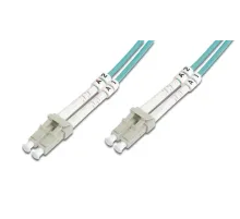 Digitus LC-LC Fiber Optik Patch Kablo, 2 metre, Multimode, Duplex, 50/125, OM3